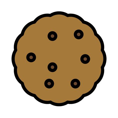 Cookie emoji clipart. Free download transparent .PNG | Creazilla