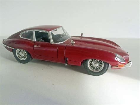 Burago JAGUAR XKE Coupe 1961 1:18 Diecast Model- Custom rebuilt- Gorgeous! | #1860703572