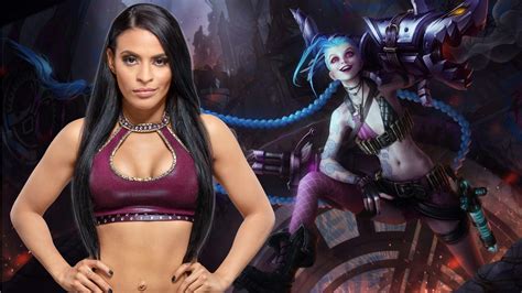 WWE’s Zelina Vega ups her cosplay game again as League wildcard Jinx ...