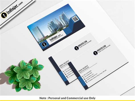 Free Real Estate Visiting Cards PSD Template - Indiater