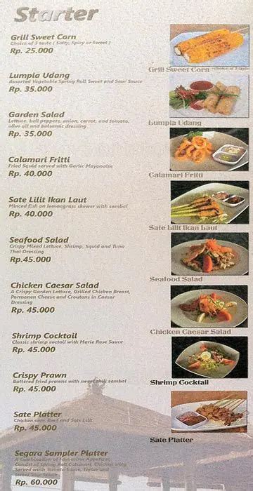 Segara Seafood & Indonesian Restaurant Menu - Zomato Indonesia