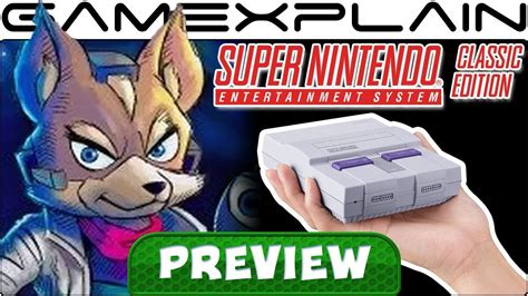 Super NES Classic & Star Fox 2 - Hands-On Preview (UI Revealed, Rewind, Borders, & More!) - YouTube