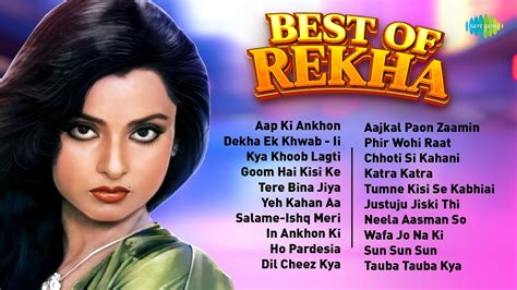 Best Of Rekha Songs | In Ankhon Ki Masti Ke | Salam-E-Ishq | Dekha Ek ...