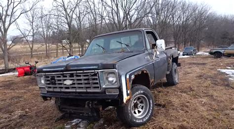 Rusty and Rare '76 Chevy K10 Sport Truck Runs After Sitting in a Barn ...