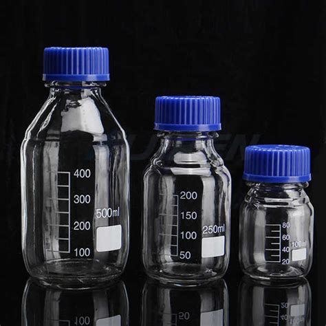 Certified graduated reagent bottle 500ml GL80 screw cap Ebay-Aijiren ...