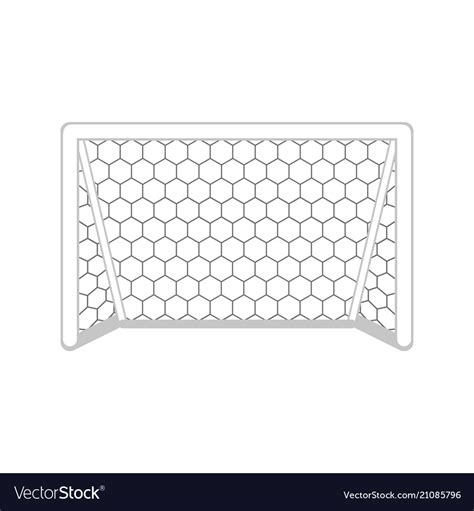 Isolated soccer net icon Royalty Free Vector Image