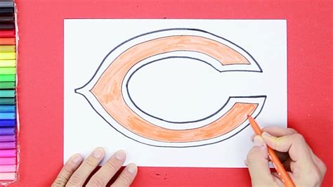 How to draw Chicago Bears Logo (NFL Team)