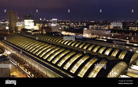 Berlin East railway station at night Stock Photo - Alamy