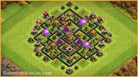 NEW BEST TH8 HYBRID/TROPHY Base 2020!! COC Town Hall 8 (TH8) Trophy ...