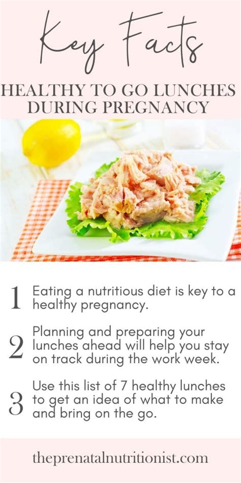 Healthy Pregnancy Lunch Ideas For Work - NUTRITION LINE