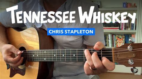 🎸 Tennessee Whiskey • Solo acoustic guitar lesson w/ tabs (Chris Stapleton) | Acoustic guitar ...