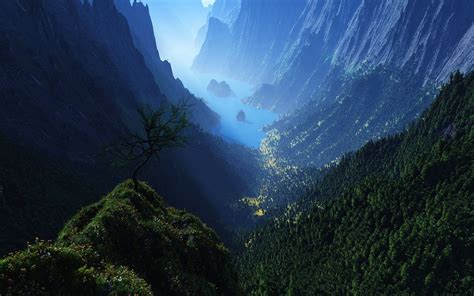 Mountain Valley | View wallpaper, Mountain wallpaper, Nature