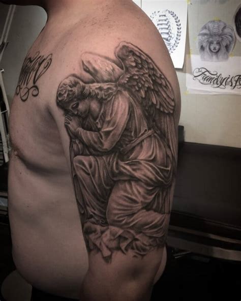 10 Best Warrior Protector Guardian Angel Tattoo Ideas That Will Blow ...