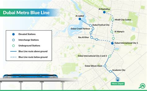 Dubai Metro Blue Line: Routes, Stations, Plans & More - MyBayut