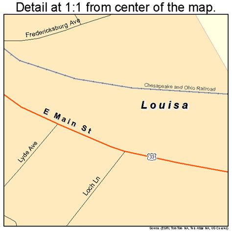 Louisa Virginia Street Map 5147144