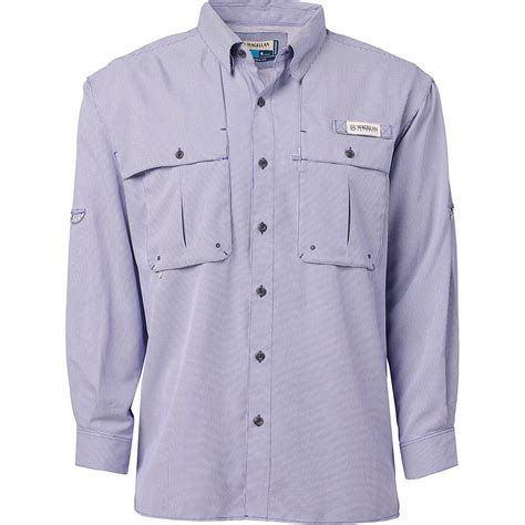 Magellan Outdoors Men's Aransas Pass Mini Check Long Sleeve Fishing ...