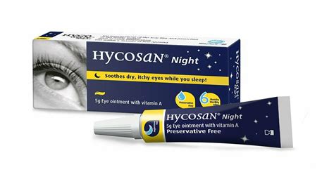 **2x Hycosan Night 5g Night Eye Ointment**