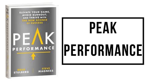 Peak Performance Book Summary | By Steve Magness and Brad Stulberg | Book Review - YouTube