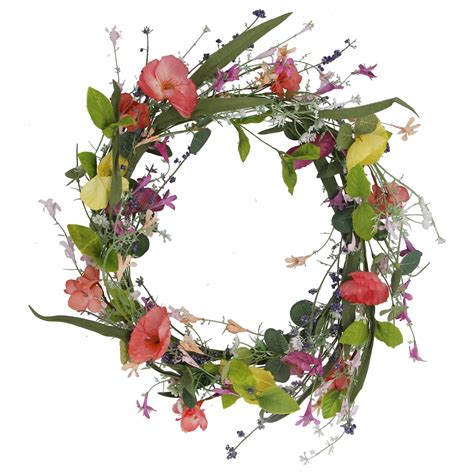 Gisela Graham Poppy Easter Wreath | Gifts from Handpicked