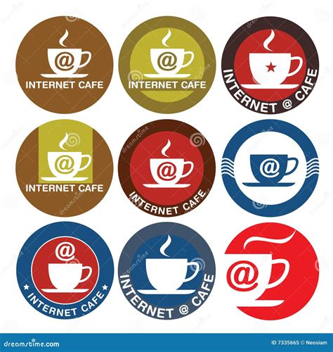 Internet Cafe Logo Design Royalty Free Stock Photo - Image: 7335665