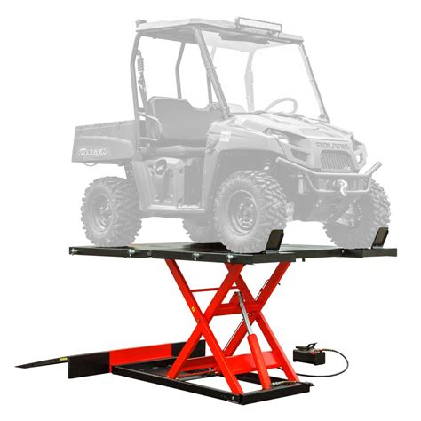 Black Widow Air/Hydraulic UTV Lift Tables - 2,500 lb. Capacity | Discount Ramps