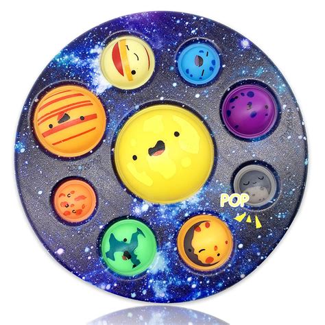 Buy Eight Planet Cave Bubble Push Sensory Fidget Toy, Galaxy Cave ...