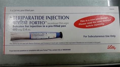 Teriparatide Injection at Rs 24000/pack | Abhyankar Nagar | Nagpur | ID: 14261622630