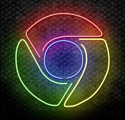 Buy Google Chrome Logo Neon Sign Online // Neonstation