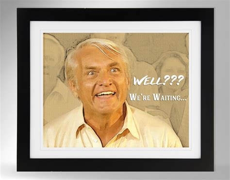 Caddyshack Wall Art Judge Smails Movie Quote 'well We're Waiting' Watercolor Canvas Effect Art ...