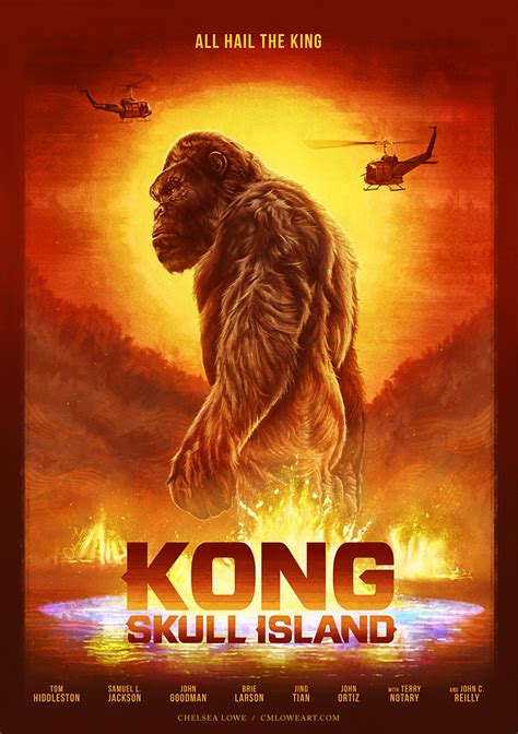 Kong: Skull Island by Chelsea Lowe - Home of the Alternative Movie Poster -AMP-