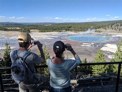 Grand Prismatic Spring overlook and Fairy Falls hike