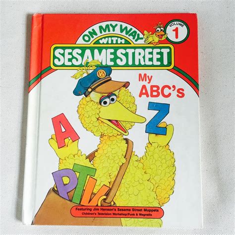 Vintage Sesame Street Book with Big Bird Educational Books | Etsy | Sesame street books, Sesame ...