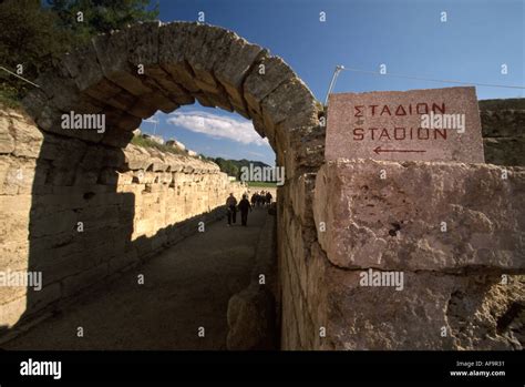 Greece Olympia first Olympic games in 776 B.C. first Olympic stadium ...