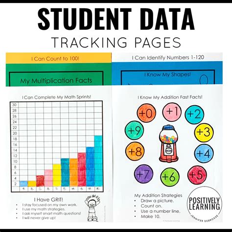 Student Data Tracking Sheets - Positively Learning