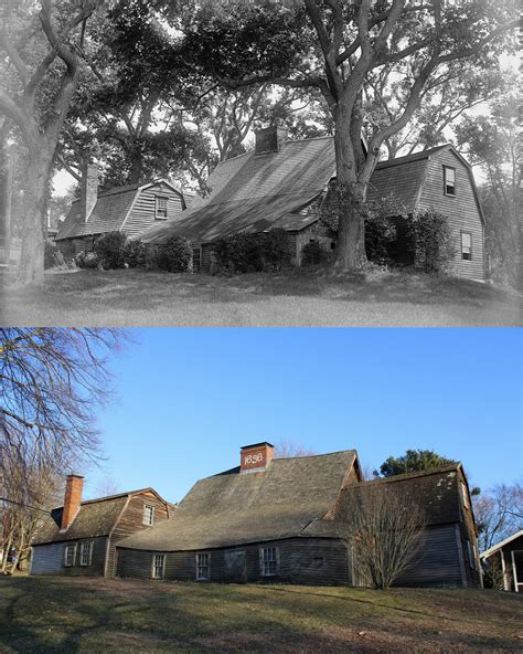 The Fairbanks House in Dedham, Massachusetts is the oldest known wood-frame house in North ...