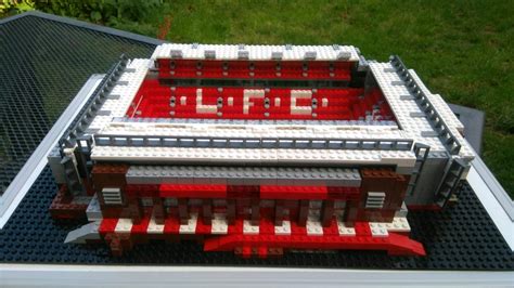 Incredible Lego Anfield and Stamford Bridge models