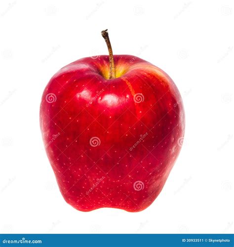 Isolated red apple fruit stock image. Image of isolated - 30933511