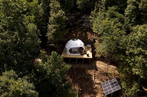 For a unique vacation glamping in Tennessee, check out this geodesic ...