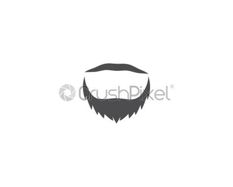 Beard logo vector - stock vector 2148314 | Crushpixel