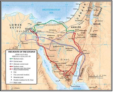 red sea crossing map - Google Search | Bible mapping, Bible atlas ...