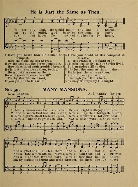 Many Mansions | Hymnary.org