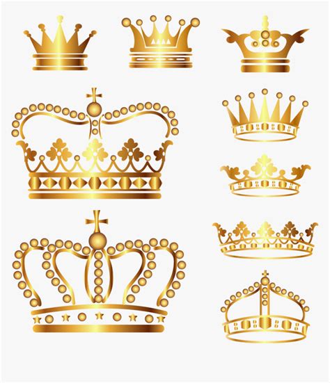 Crown Gold Clip Art - Transparent Background Gold Crown Png, Png Download , Transparent Png ...