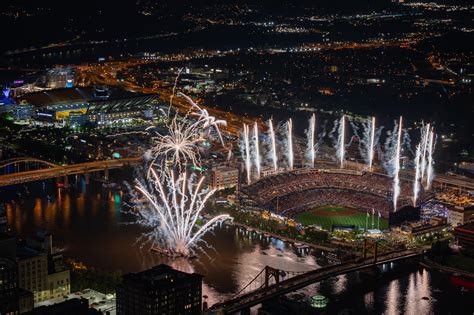 PNC Park during last night's fireworks show via @Pirates on Twitter : r ...