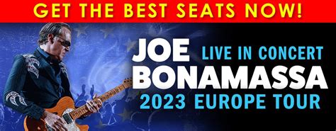 Joe Bonamassa: Live In Concert 2023 Europe Tour – Joe Bonamassa