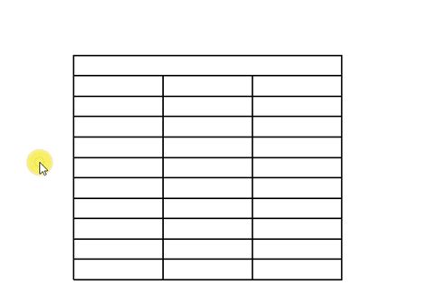 Working with Tables