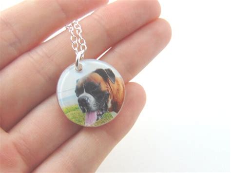 Custom Pet Jewelry Pet Necklace Photo Necklace Custom Photo