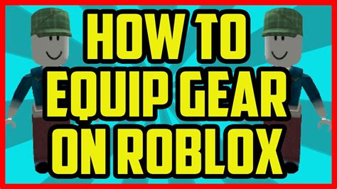 How To Wear Your Gear In Roblox - Jogo Do Roblox Da Academia