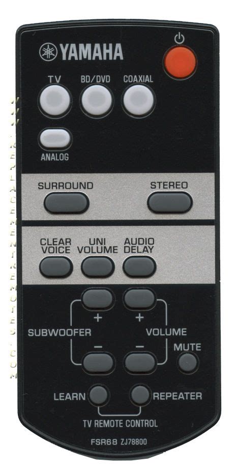 Buy Yamaha ZJ788000 Sound Bar System Sound Bar Remote Control