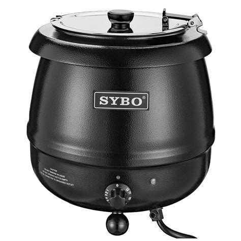 SYBO SB-6000 Commercial Grade Soup Kettle, 10.5 Quarts, Black for sale ...