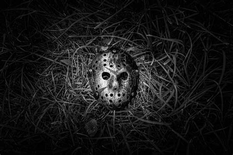 Jason Voorhees` mask editorial photography. Image of mystery - 197762342